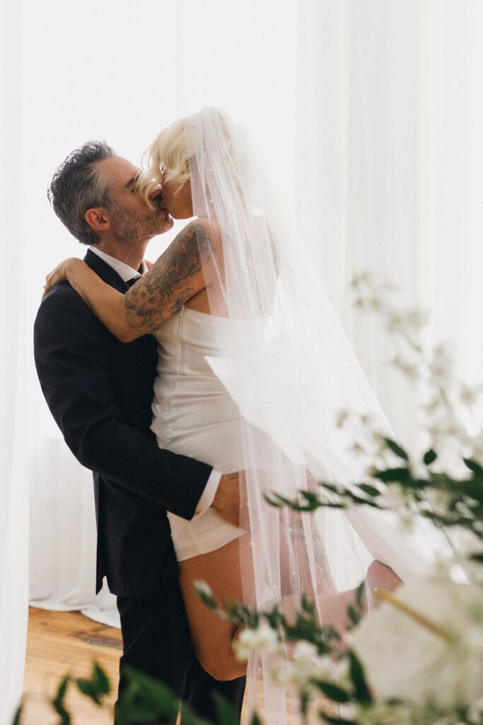 first kiss le loft wedding venue