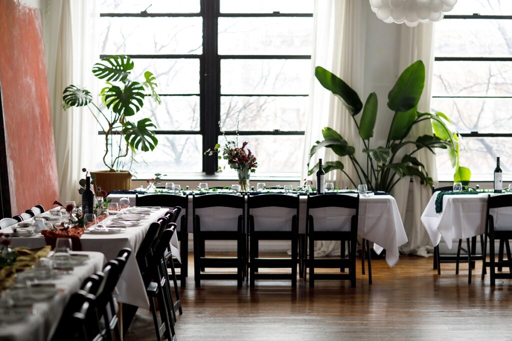 industrial windows wedding venue