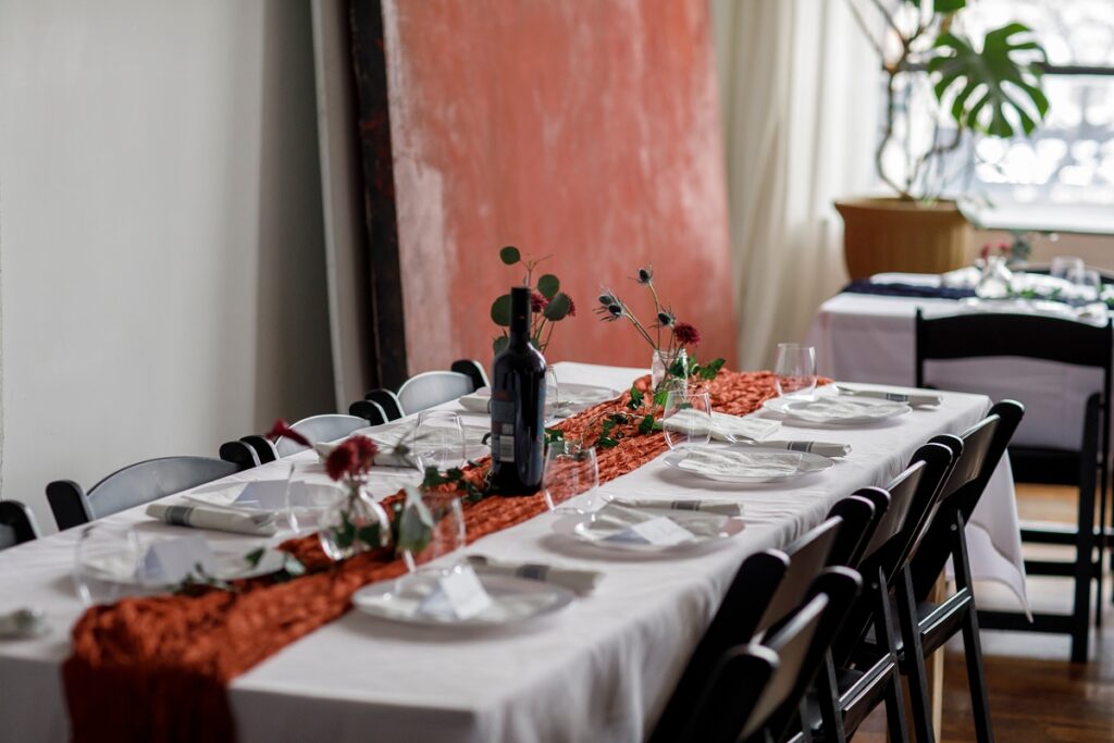 le loft wedding venue layout