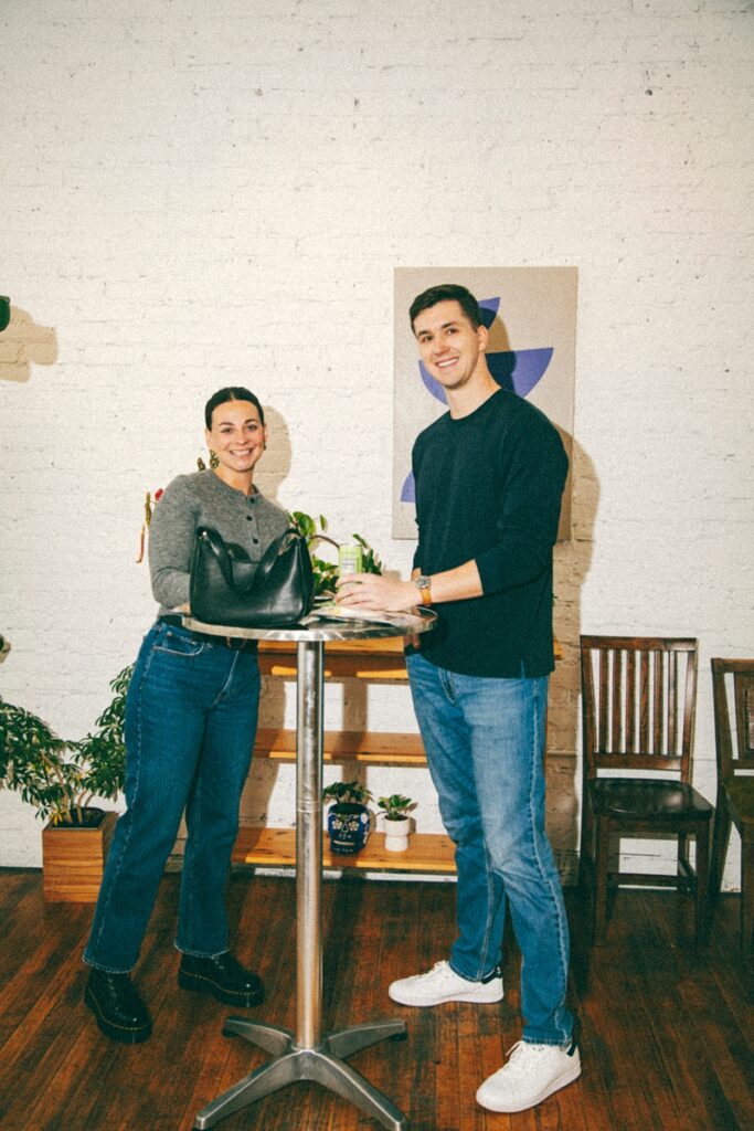 guest at an event at le loft