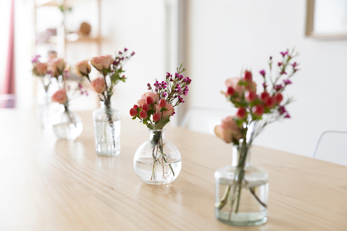 in house event + wedding florals