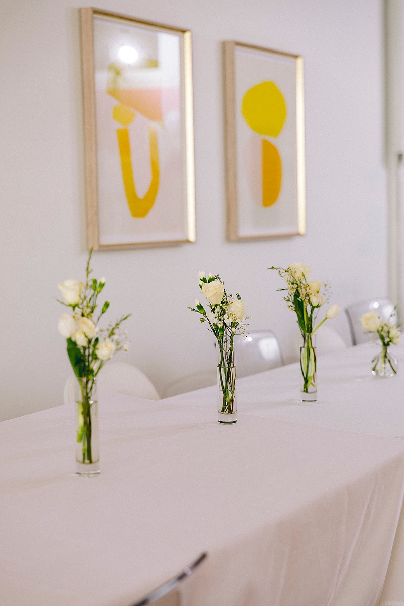 in house event + wedding florals