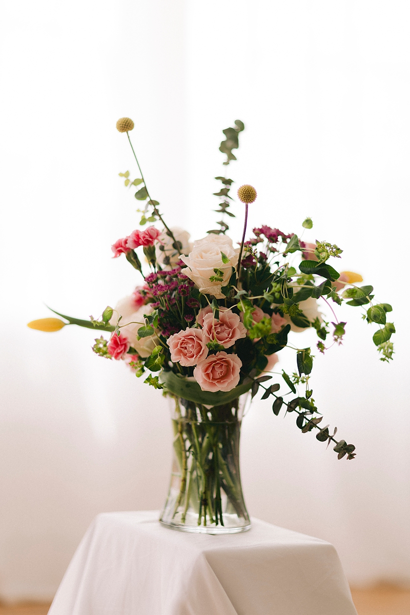 in house event + wedding florals