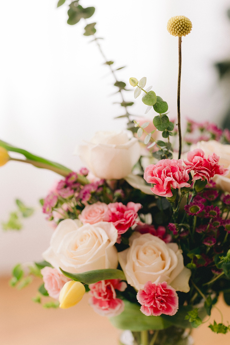 in house event + wedding florals