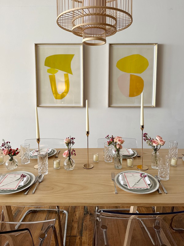 in house event + wedding flowers