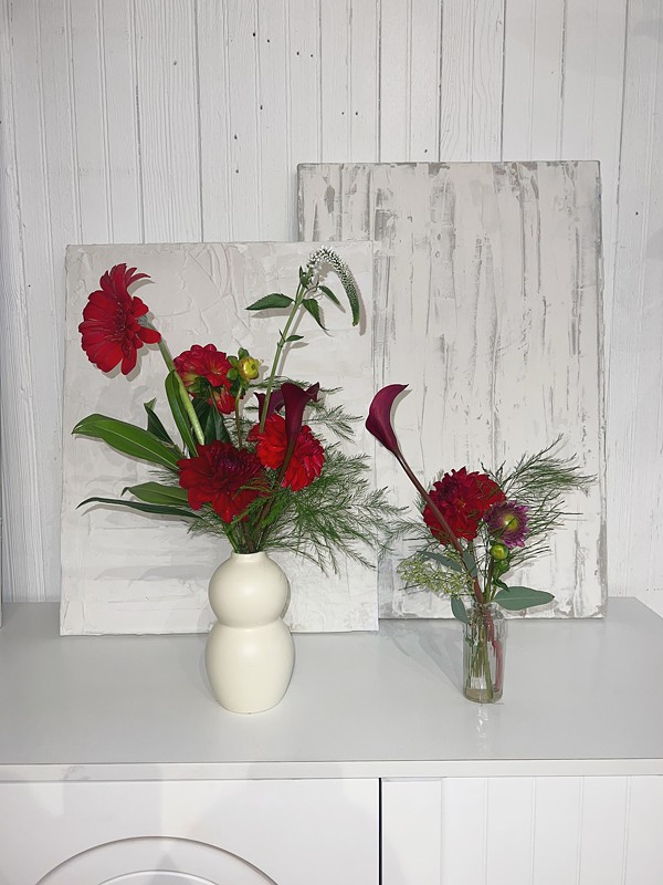 in house event + wedding flowers